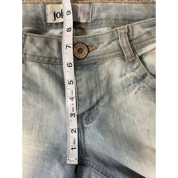 VINTAGE 90s Y2K Cropped Ankle Low Rise Faded Straight Leg Jeans - Picture 9 of 13